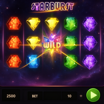 RoyalGame - Starburst Slot Game - Expanding Wilds and Free Spins