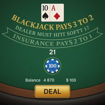 RoyalGame - Blackjack da Tavolo - Classico Gioco di Carte